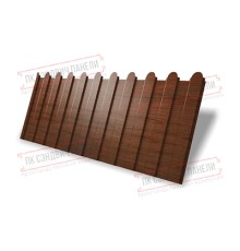Профнастил фигурный C8 - 0,45 Print Elite Rowan.