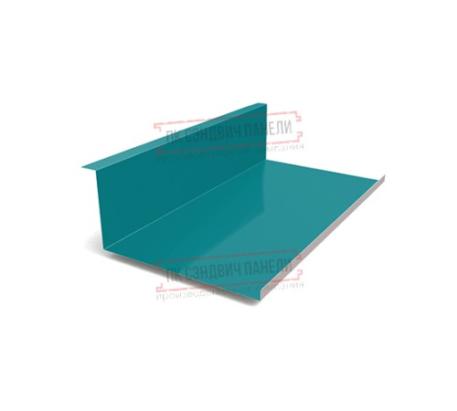 Планка примыкания нижняя 250х122х2000 ПЭ-5021-0.5
