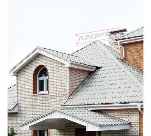 Планка примыкания нижняя 250х122х2000 ПЭ-7035-0.5