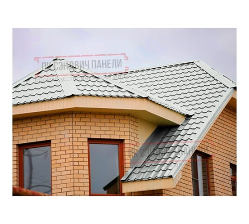 Планка примыкания верхняя 250х147х2000 ПЭ-7035-0.5