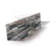 Планка примыкания верхняя 250х147х2000 ECOSTEEL-БелыйКамень-0.5