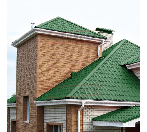 Планка угла внутреннего 115х115х2000 ПЭ-6002-0.5