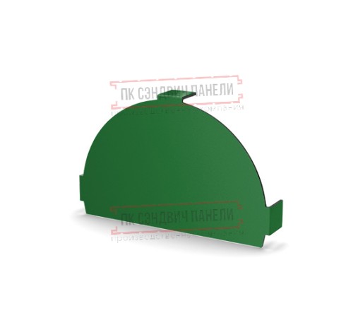 Заглушка конька круглого простая ПЭ-6002-0.5