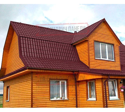 Металлочерепица классик плюс RAL3005 Satin-0.5