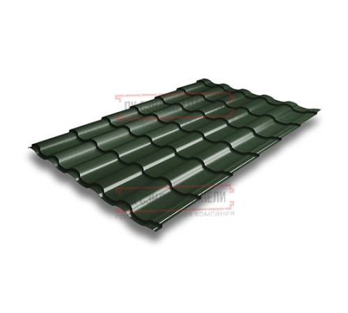 Металлочерепица Кредо RAL6020 Velur-0,5
