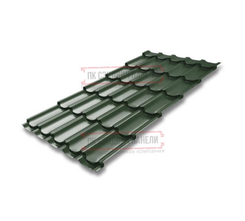 Металлочерепица Квинта плюс RR11 GreenCoat Pural Matt-0.5