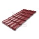 Металлочерепица Квинта плюс RAL3011 Satin-0.5