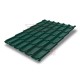 Металлочерепица Модерн RAL6005 Drap-0,45