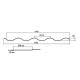 Металлочерепица Монтерроса-S RAL5005 Norman-0.5