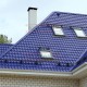 Металлочерепица Супермонтеррей RAL5002 Полиэстер-0.45