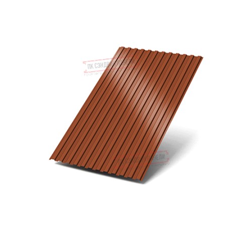 Профилированный лист МП10х1100 Викинг E RAL8004-0.5
