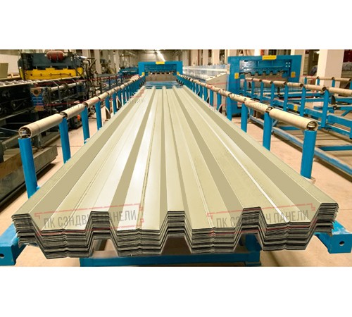 Профнастил Н60-845 Полиэстер RAL-1014-0.5