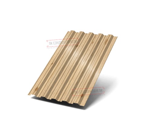 Профнастил НС35-1000 ECOSTEEL-Сосна-0.5