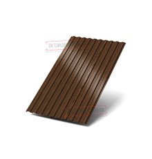 Профилированный лист С8х1150 ECOSTEEL_МАД-МореныйДуб-0.5