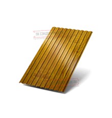 Профилированный лист С8х1150 ECOSTEEL_ТД-ЗолотойДуб-0.5