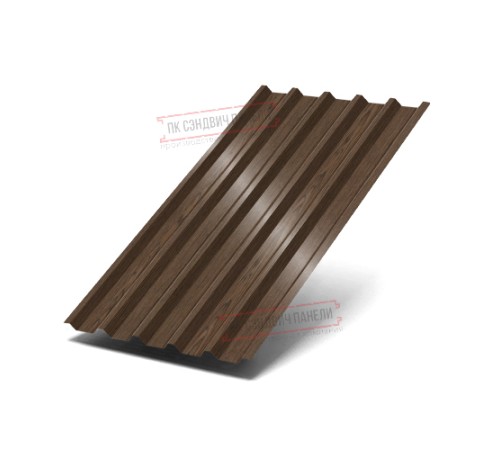 Профнастил С44-1000 ECOSTEEL-МореныйДуб-0.5