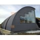 Сэндвич-панели арочные с пенополистиролом, ширина 1000 мм, толщина 10 мм, 0.5/0.5, RAL7024