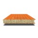 Сэндвич-панель для холодильных камер с минеральной ватой, ширина 1200 мм, толщина 100 мм, 0.5/0.5, RAL2004