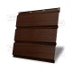 Софит металлический центральная перфорация 0,45 Print Elite с пленкой Choco Wood