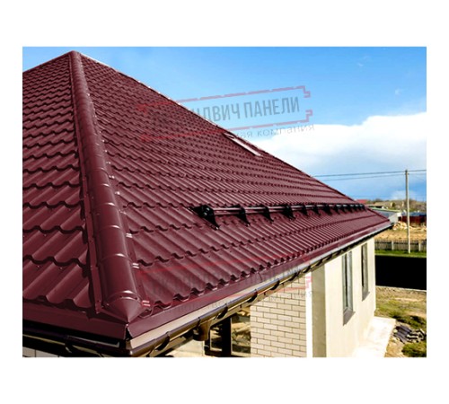 Планка конька круглого R110х2000 Viking E-3005-0.5