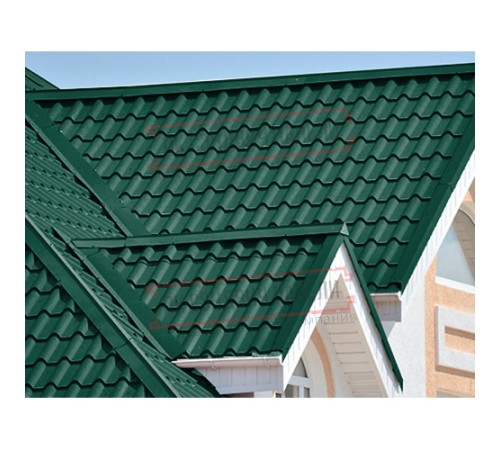 Планка конька плоского 150х150х2000 Norman ПЭ-6005-0.5