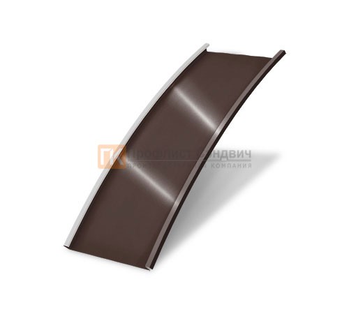 Продольно гнутый фальц гладкий 0,5 RAL 8017 Quarzit lite