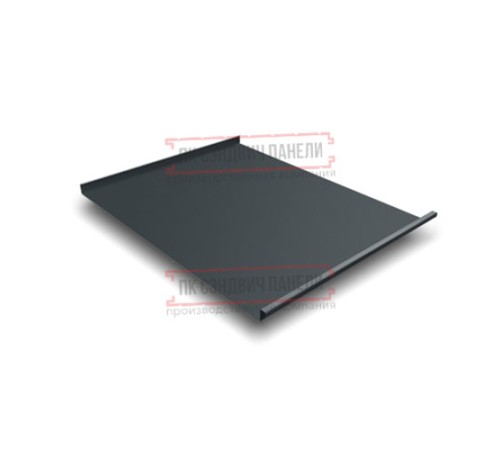 Фальц двойной стоячий 0,5 GreenCoat Pural BT,matt RR23 темно-серый