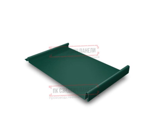 Кликфальц 0,45 Drap ST RAL6005 зеленый мох с пленкой на замках