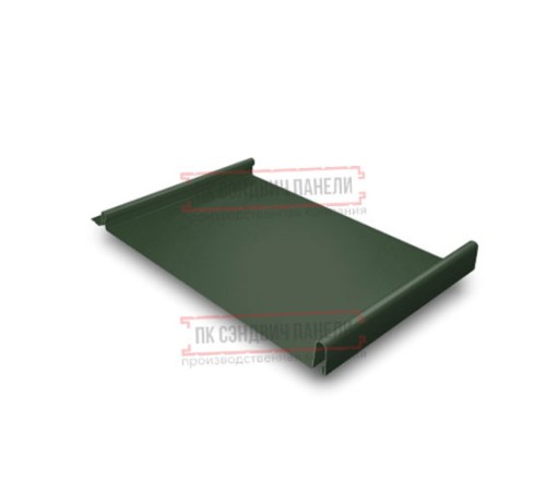 Кликфальц GL 0,5 GreenCoat Pural BT RR11 темно-зеленый (RAL6020 хромовая зелень) с пленкой на замках