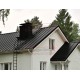 Кликфальц 0,45 Drap ST RAL9005 черный с пленкой на замках
