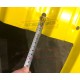 Продольно гнутый профнастил для укрытий конвейеров Н112ПГ-807, 0,9, нержавеющий
