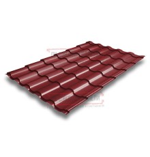 Металлочерепица Кредо RAL3011 Satin-0,5