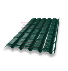 Металлочерепица Монкатта RAL6005 Полиэстер-0,45