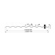 Перфорированный профнастил Т18DR-0,6 Алюцинковый