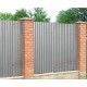 Профилированный лист C21х1000 Norman RAL9006-0.5