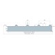 Алюминиевые сэндвич-панели кровельные с минеральной ватой, ширина 1000 мм, толщина 100 мм, 0.5/0.5
