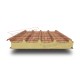 Сэндвич панели кровельные с пенополиизоциануратом, ширина 1200 мм, толщина 10 мм, 0.5/0.5, кирпичная кладка