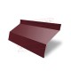 Ламель жалюзи Milan 0,45 PE с пленкой RAL 3005 красное вино