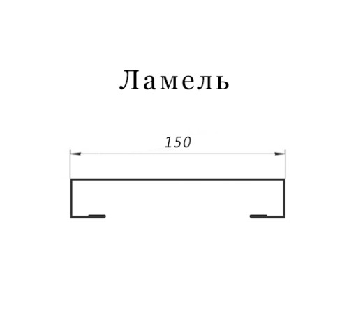Ламель лицевая 150 жалюзи Texas 0,45 Print Elite Rowan