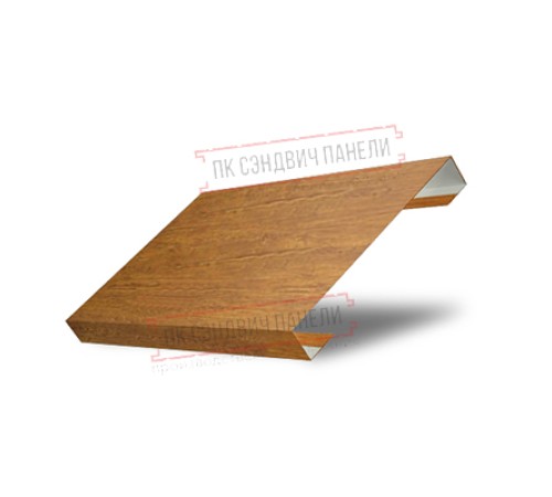 Ламель лицевая 150 жалюзи Texas 0,45 Print Elite Golden Wood