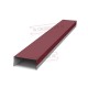 Крепежная планка верхняя Texas 0,45 Drap RAL 3005 красное вино