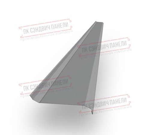 Забор-жалюзи S 58х151 мм, ПЭ, Ral 7004 - 0,35мм