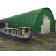 Профнастил H112ПГ-1.0, для бескаркасных ангаров, Полиэстер RAL 6002